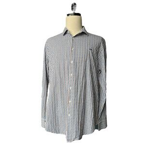 Kurt Geiger Plaid Regular fit long sleeve button down shirt | XL